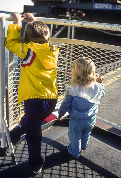 istock Puget Sound - Girls at Ferry Railing - 1983 2229247109