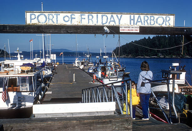 Friday Harbor - Mother & Daughter - 1983. Scanned from Kodachrome 25 slide.
