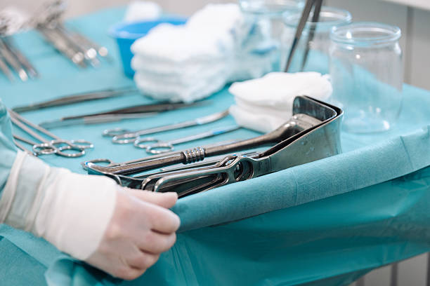 istock A nurse prepares sterile instruments for surgery, close-up 2229251124