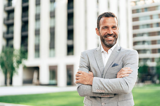 istock Cheerful businessman outdoor 2229275103
