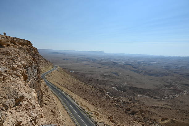 istock Desert Highway Scenic View at Mitzpe Ramon 2229277177