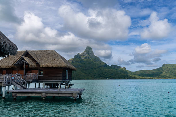 istock Luxury overwater vacation resort on Bora Bora island 2229279754