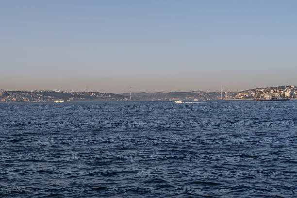 istock Bosphorus Strait and Istanbul Skyline at Sunset 2229280190