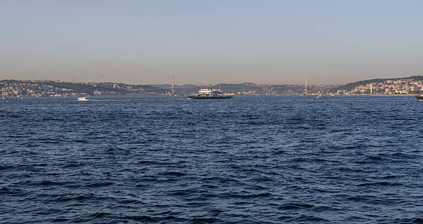 istock Bosphorus Strait and Istanbul Skyline at Sunset 2229280202