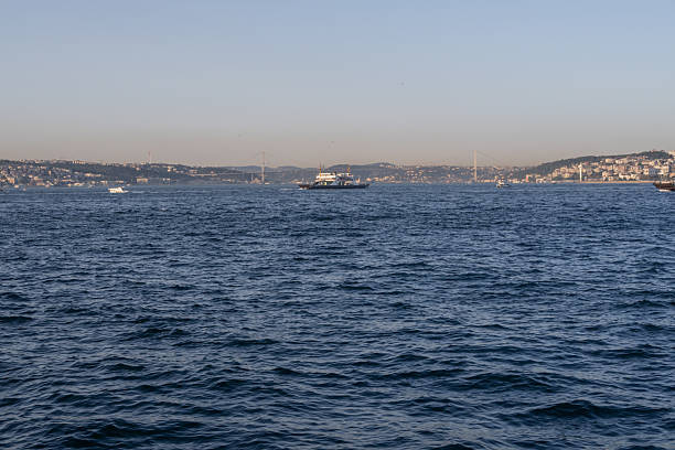 istock Bosphorus Strait and Istanbul Skyline at Sunset 2229280204
