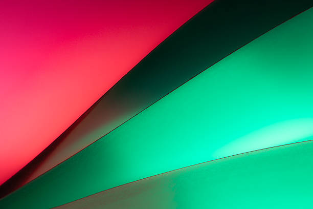 Background of overlapping colorful construction paper