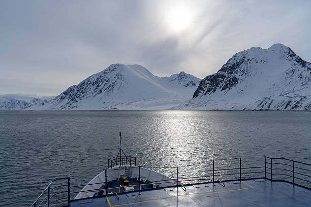 istock Arctic Landscape of Ship Bow 2229296311