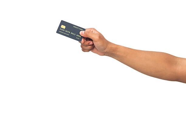 istock Hand holding a credit card ready for making payments and financial transactions 2229302964
