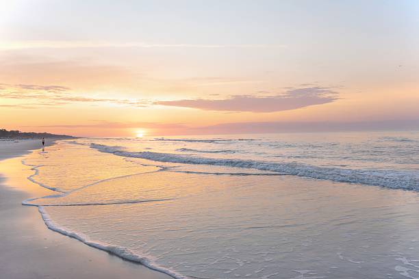 istock Beach Scene at Sunrise-Hilton Head, South Carolina 2229306649