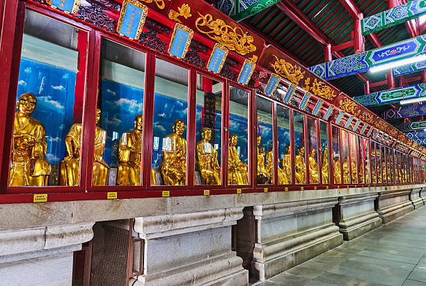 istock Buddha statue in the temple 2229317004
