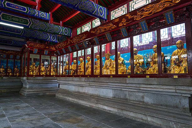 istock Buddha statue in the temple 2229317030