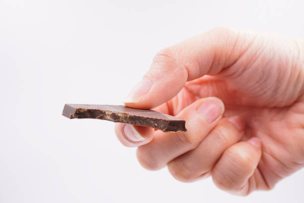 istock Yummy flat milk chocolate squares 2229318876