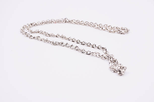 istock New silver metal necklace chain 2229318901