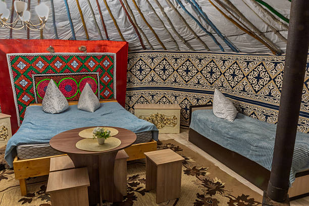 istock Interior of a Mongolian Yurt in Altai 2229333999