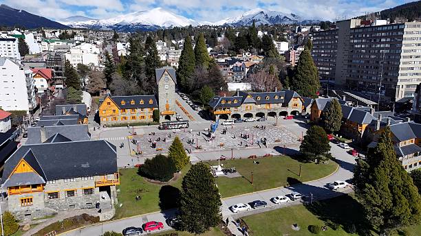 istock Central Square At Bariloche In Rio Negro Argentina. 2229356333
