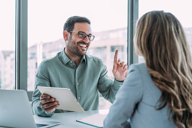istock Business partners in meeting. 2229356681