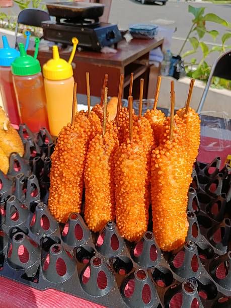 The photo of corn dog