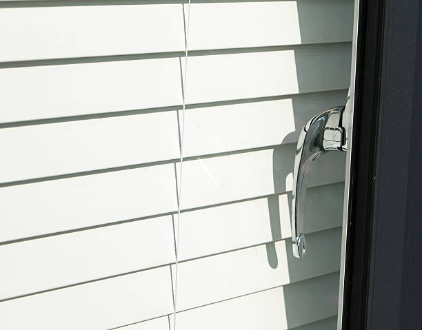 istock Closed double glazed window with blind, shade or shutter. Sunny summer day 2229368655