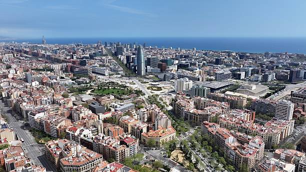 istock Agbar tower at Barcelona Catalonia Spain. 2229370342