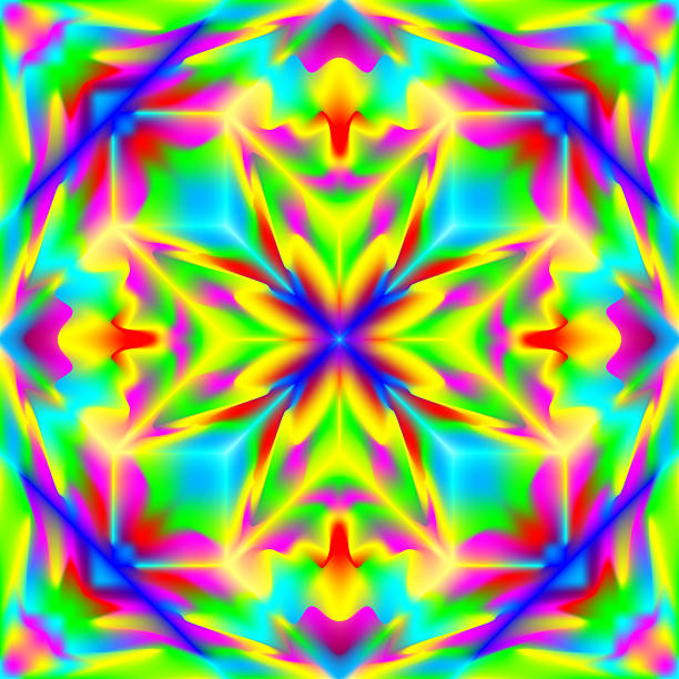 istock Fantasy ornament for colorful background done in kaleidoscopic style with seamless pattern. Vector image. 2229375045