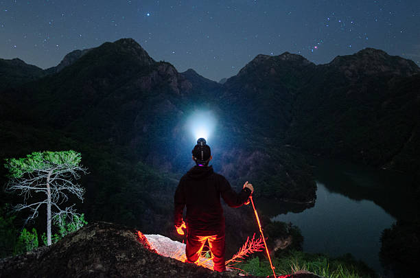 istock Mountain Nighttime Hiking Adventure 2229380174