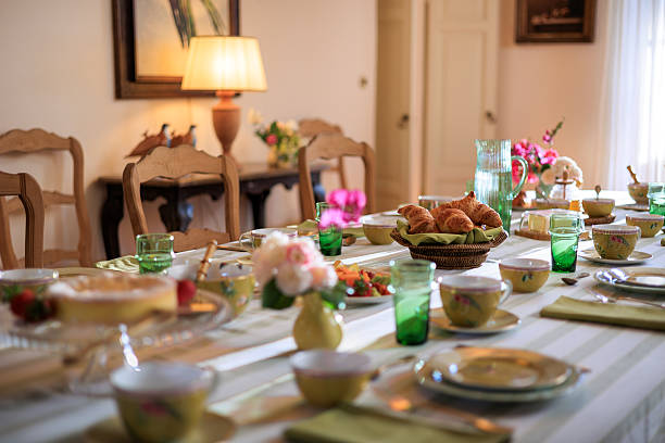 istock Elegant Breakfast table, italian style 2229382756
