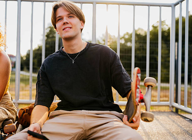 istock Portrait of a handsome skateboarder 2229387287