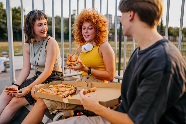 istock Take out pizza in a skate park 2229387596