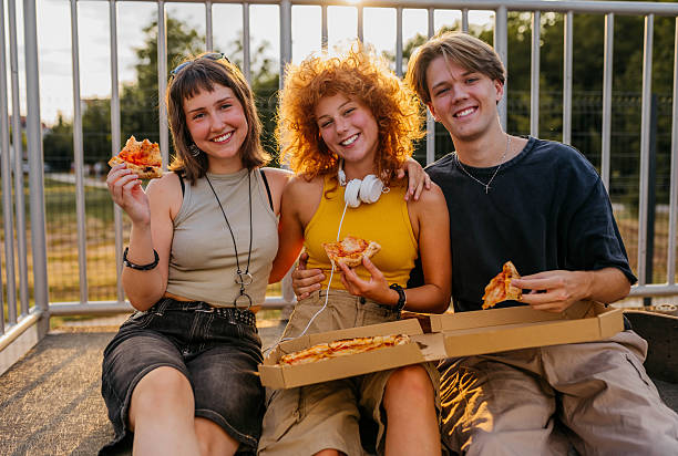 istock Take out pizza in a skate park 2229387606