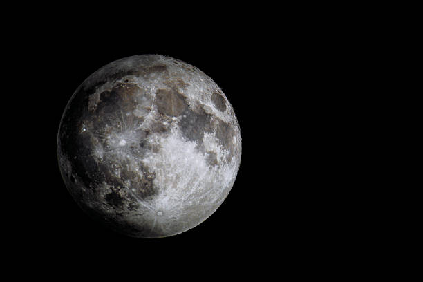 DAVIE, FL - MARCH 14, 2025: Partial lunar eclipse
