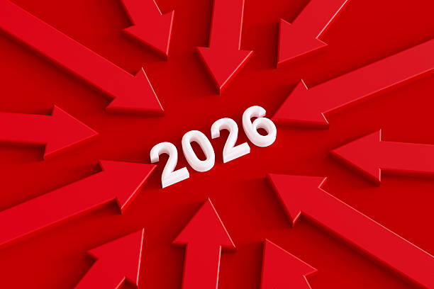 istock Arrows Going to 2026 New Year 2229403340