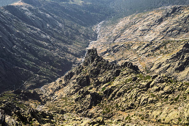 Rocky landscape in the Sierra de Gredos near the Victory refuge