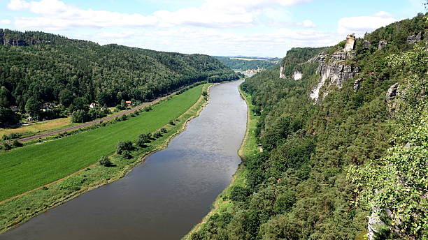 istock River Elbe in Saxon Switzerland. 2229418077