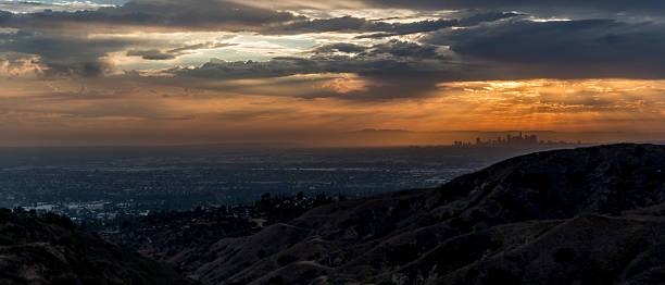 istock Los Angeles Beams at Sunset 2229429308