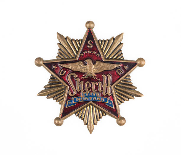 istock vintage metal sheriff marshal badge isolated 2229431384