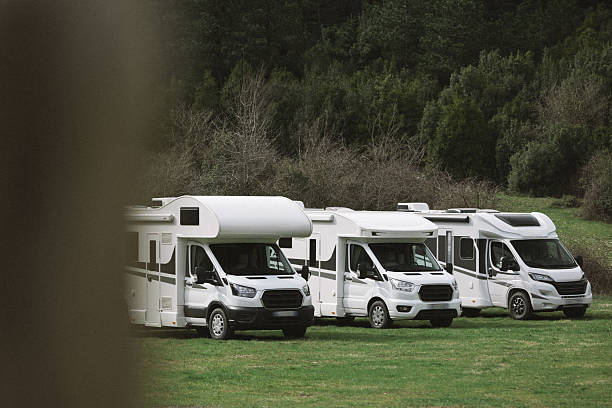 istock Campervan, RV in the mountain 2229441405