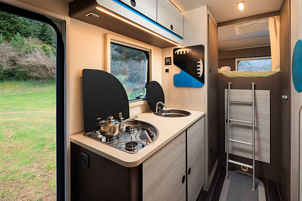 istock Interiors of a Campervan, RV 2229441526