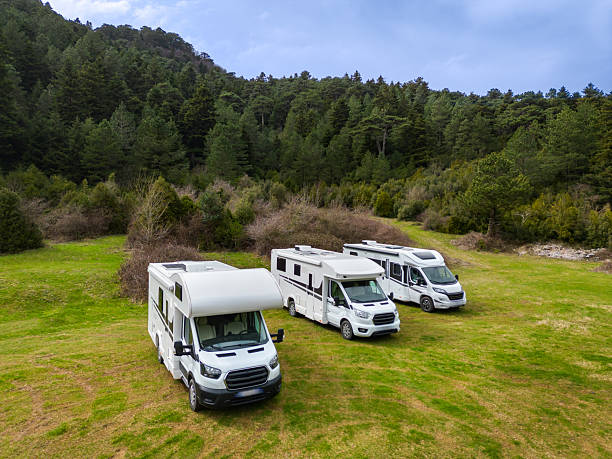 istock Camping car in Albania 2229441529