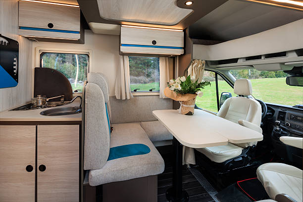 istock Interiors of a Camping car 2229441538