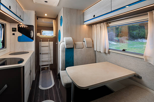 istock Interiors of a Camping car 2229441545