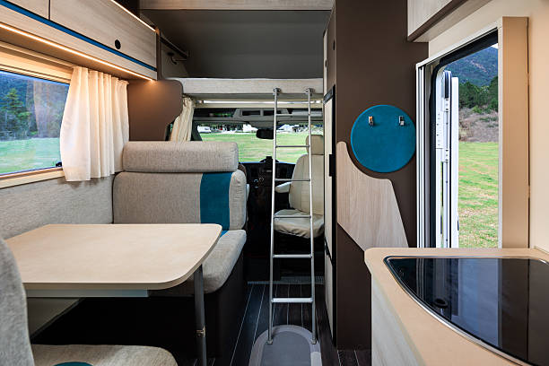 istock Interiors of a Camping car 2229441571