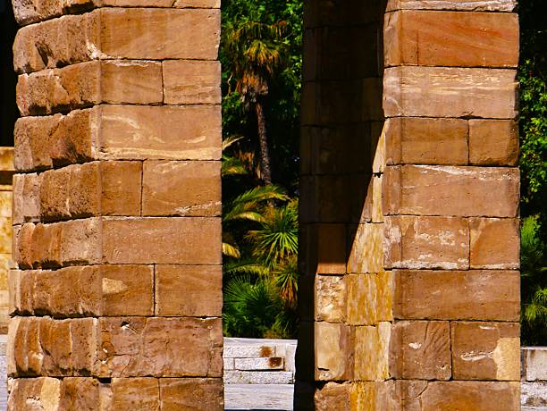 The Temple of Debod is an ancient Egyptian building currently located in the Spanish city of Madrid.