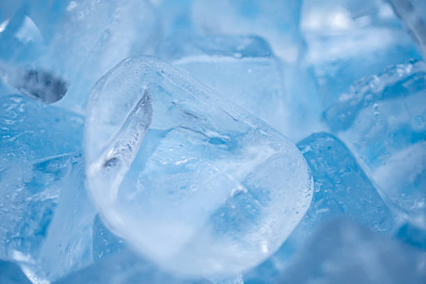 istock Pieces of crushed ice background close up 2229457867