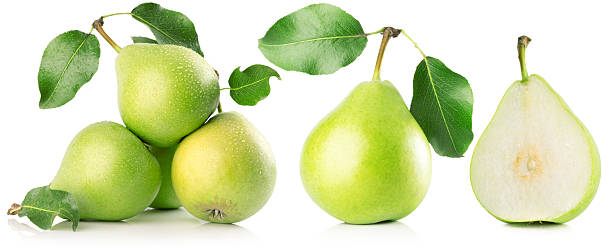 istock collection of green pears isolated on white background 2229463022
