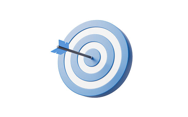 istock Target center and arrow with business target concept, 3d rendering. 2229465129