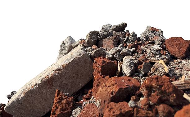 istock pile of concrete fragments and brick 2229465970