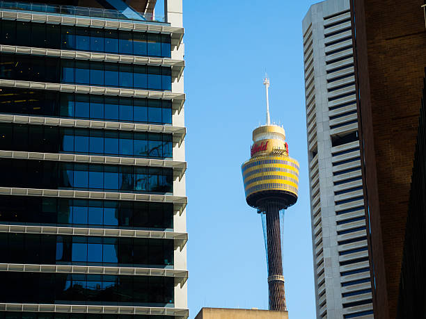 Sydney - Dec  29 2024:The Sydney Tower Eye, an observation and telecommunications tower that is the tallest structure in Sydney, New South Wales, Australia.
