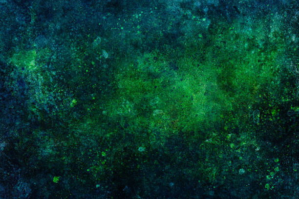 istock Abstract dark green grunge mottled textured background 2229485532