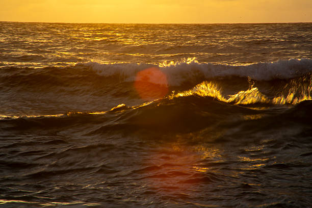 Beautiful sunset over the sea. Seascape. Marine background. Nature. Wallpaper.