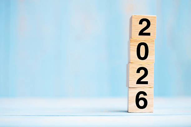 istock block 2026 text on table. Resolution, strategy, plan, goal, motivation, reboot, business and New Year holiday concepts 2229496576